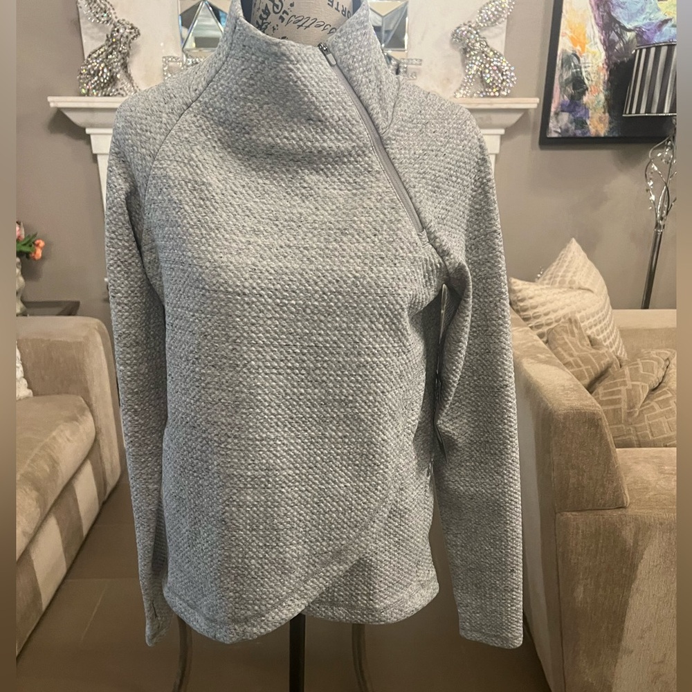 ✨ IBKUL Women's Long Sleeve Asymmetrical Pullover. Activewear.